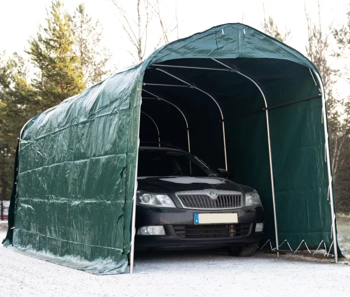 Garagetält 2,4x6m 14,4m² PVC (Bästa garagetältet - Bäst i test)