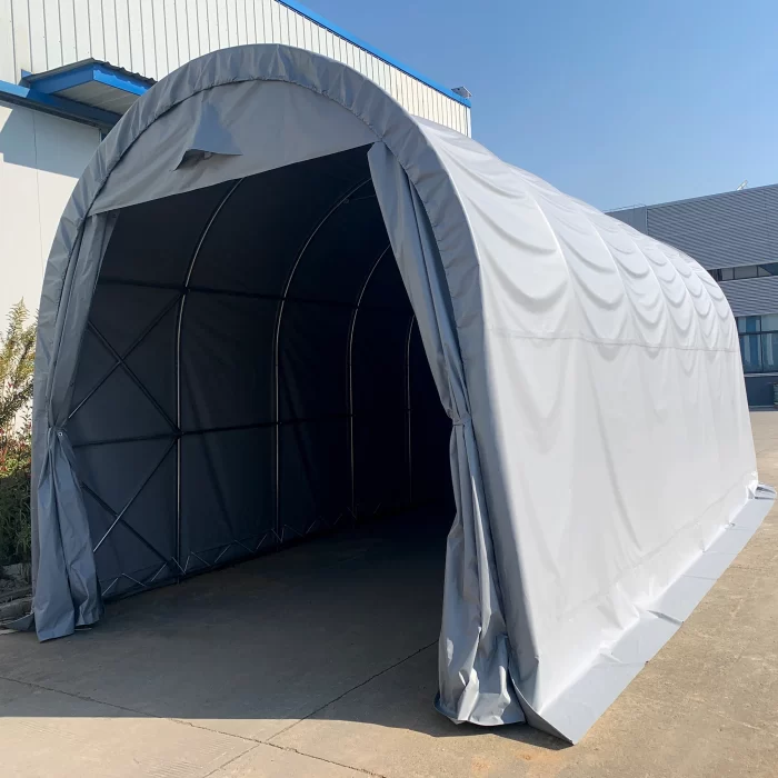 Garagetält 3,5x7,5m 26,2m² (Husbilstält & båttält för vinterförvaring)