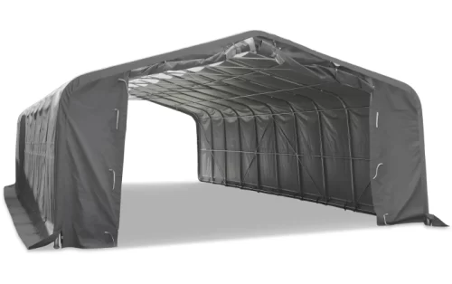 Lagertält 7x7m med takpanel PVC (Stort förrådstält för vinter)